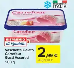 Carrefour Express Vaschetta Gelato Carrefour Gusti Assortiti offerta