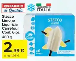 Carrefour Express Stecco Limone Liquirizia Carrefour offerta