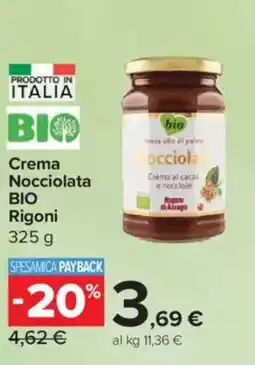 Carrefour Express Crema Nocciolata BIO Rigoni offerta