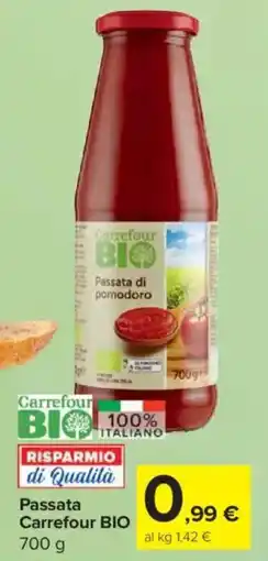 Carrefour Express Passata Carrefour BIO offerta