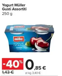 Carrefour Express Yogurt Müller Gusti Assortiti offerta