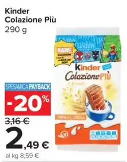 Carrefour Express Kinder Colazione Più offerta