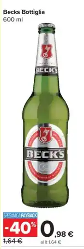 Carrefour Express Becks Bottiglia offerta