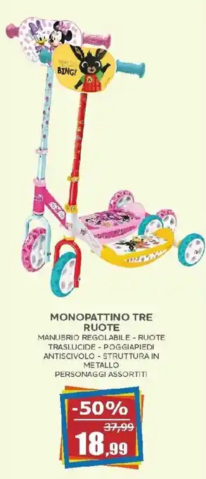 Monopattino Tre Ruote