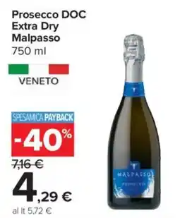 Carrefour Express Prosecco DOC Extra Dry Malpasso offerta