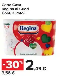 Carrefour Express Carta Casa Regina di Cuori offerta