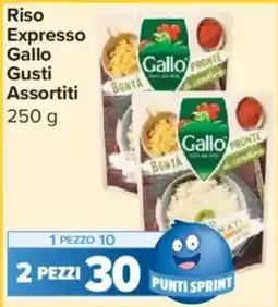 Carrefour Express Riso Expresso Gallo Gusti Assortiti offerta