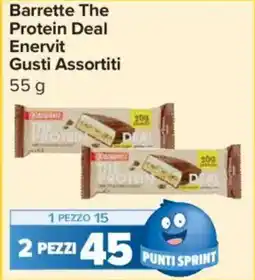 Carrefour Express Barrette The Protein Deal Enervit Gusti Assortiti offerta