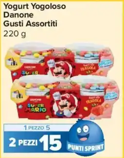 Carrefour Express Yogurt Yogoloso Danone Gusti Assortiti offerta