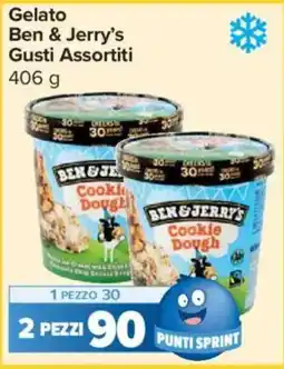 Carrefour Express Gelato Ben & Jerry's Gusti Assortiti offerta