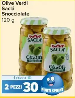 Carrefour Express Olive Verdi Saclá Snocciolate offerta