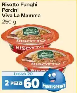 Carrefour Express Risotto Funghi Porcini Viva La Mamma offerta
