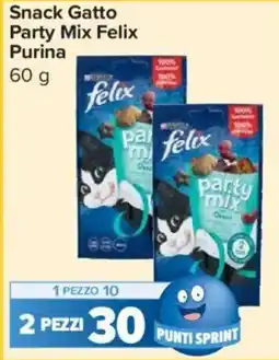 Carrefour Express Snack Gatto Party Mix Felix Purina offerta