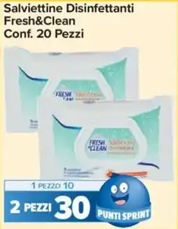 Carrefour Express Salviettine Disinfettanti Fresh&Clean offerta