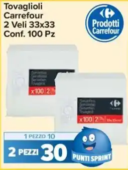 Carrefour Express Tovaglioli Carrefour offerta