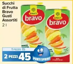 Carrefour Express Succhi di Frutta Bravo Gusti Assortiti offerta
