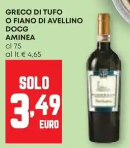 Pam Greco di tufo o fiano di avellino docg AMINEA offerta