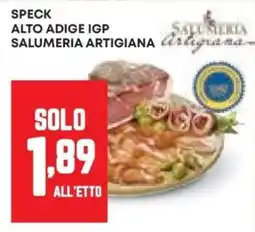Pam Speck alto adige igp salumeria artigiana offerta