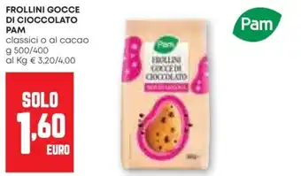 Pam Frollini gocce di cioccolato PAM offerta