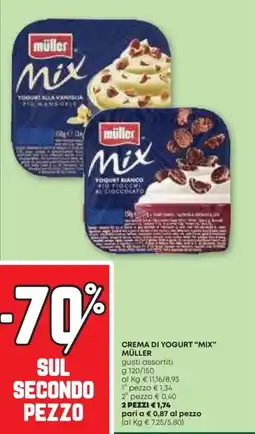 Pam Crema di yogurt "mix" MÜLLER offerta
