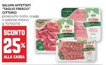 Pam Salumi affettati "taglio fresco" CITTERIO offerta