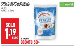 Pam Perline di mozzarella CASEIFICIO VALCOLATTE offerta