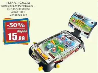 Happy Casa Flipper Calcio 23x38x21 cm offerta