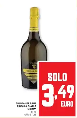 Pam Spumante brut ribolla gialla CILIUM offerta