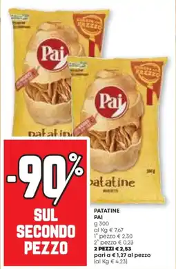 Pam Patatine ΡΑΙ offerta