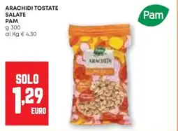 Pam Arachidi tostate salate PAM offerta