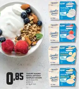 Pam Yogurt magro senza lattosio SEMPLICI E BUONI offerta