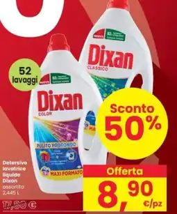 Interspar Detersivo lavatrice liquido Dixan offerta