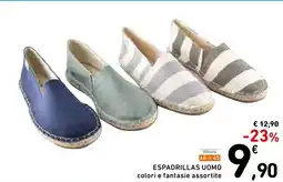 Spazio Conad Misure 4045 espadrillas uomo colori e fantasie assortite offerta
