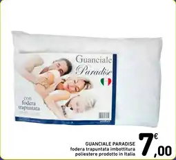 Spazio Conad Guanciale paradise fodera trapuntata imbottitura poliestere prodotto in italia offerta