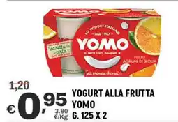 A&O Yogurt alla frutta YOMO offerta