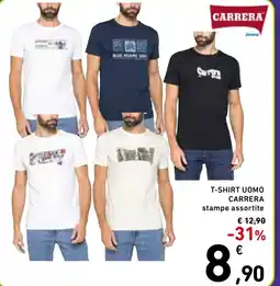 Spazio Conad T-shirt uomo carrera stampe assortite offerta