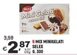 A&O 9 mix minigelati SELEX offerta