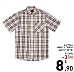 Spazio Conad Camicia manica corta avirex dept. offerta