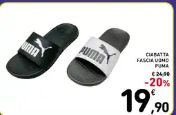 Spazio Conad Ciabatta fascia uomo puma offerta