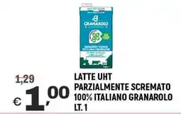 A&O Latte uht parzialmente scremato 100% italiano GRANAROLO offerta