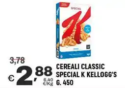 A&O Cereali classic special k KELLOGG'S offerta