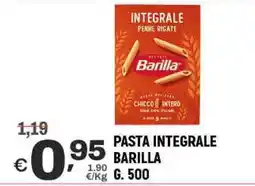 A&O Pasta integrale BARILLA offerta