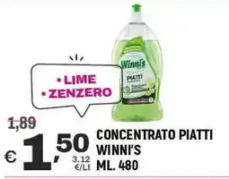 A&O Concentrato piatti WINNI'S offerta