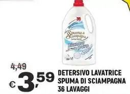A&O Detersivo lavatrice SPUMA DI SCIAMPAGNA offerta
