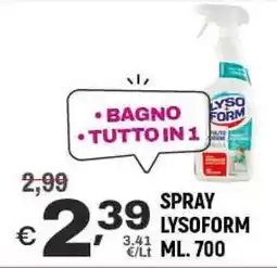 A&O Spray LYSOFORM offerta