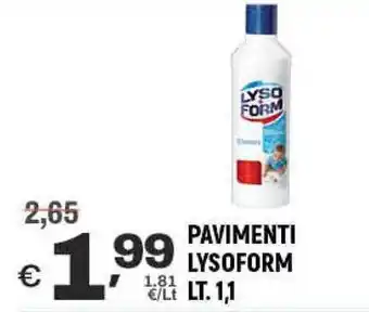 A&O Pavimenti LYSOFORM offerta
