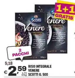A&O Riso integrale venere SCOTTI offerta