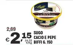 A&O Sugo cacio e pepe BIFFI offerta