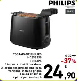 Spazio Conad Tostapane philips hd258390 philips offerta