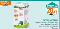Spazio Conad Enterolactis plus integratore biologico di fermenti lattici vivi, offerta